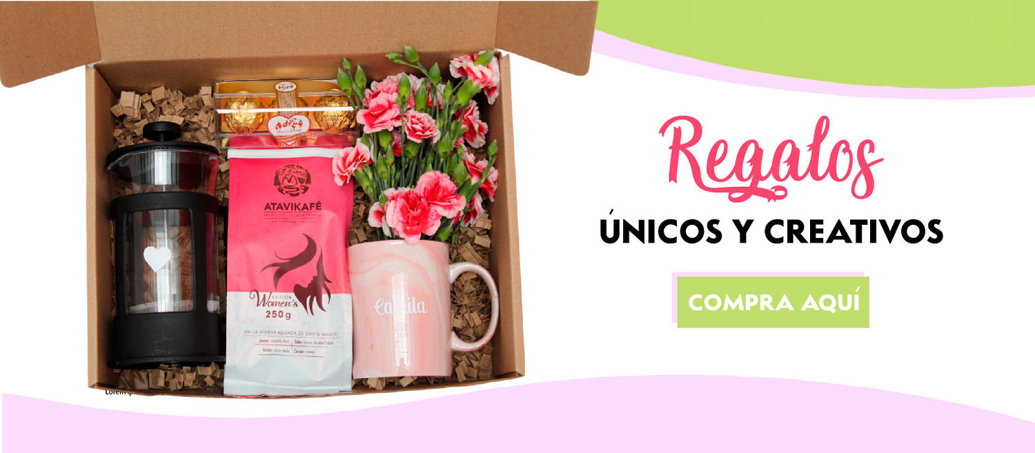 Banner sobre regalos creativos