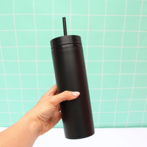 Vaso Pitillo Negro 450 ml