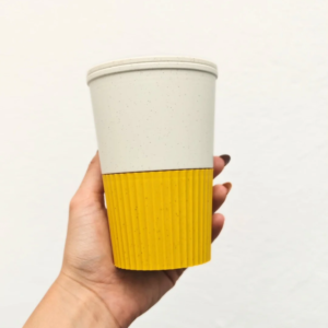 Vaso Mug Amarillo Ecológico